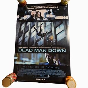 Dead Man Down 2013 Original Advance Movie Poster 27x40 Colin Farrell D/S
